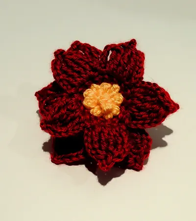 Poinsettia Napkin Ring