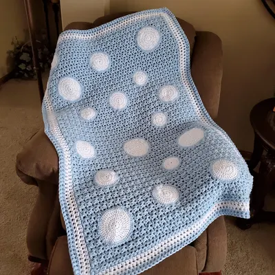 Polka Dot Baby Blanket