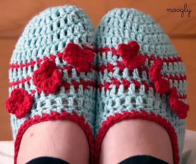 Posy Toes Crochet Slippers