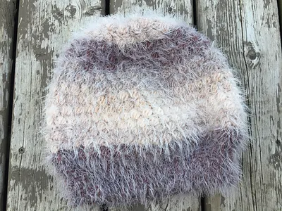 Puff Stitch Slouch Hat