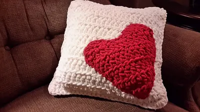 Puffy Heart Pillow