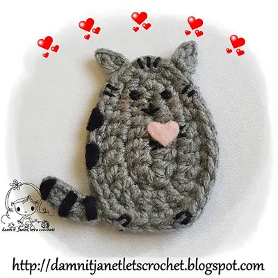 Pusheen the Cat Applique