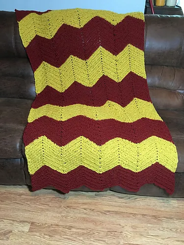 Quick and Easy Rippled Afghan