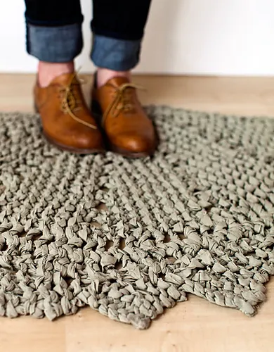 Rag Doily Rug