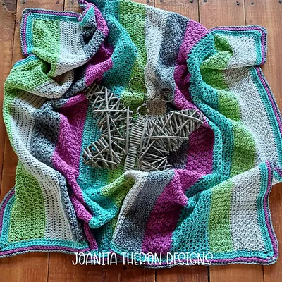 Rainbow Candy Baby Blanket
