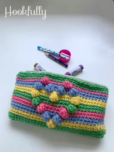 Rainbow Heart Pencil Case