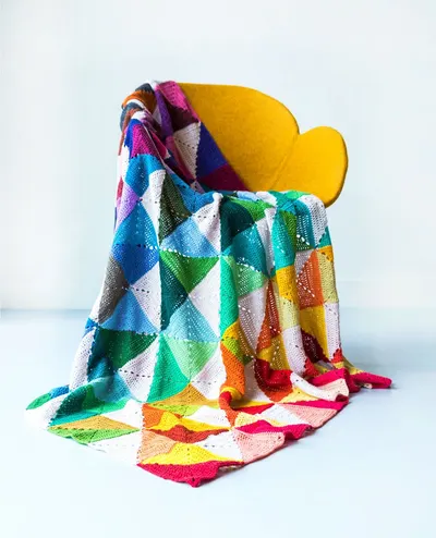 Rainbow Origami Blanket