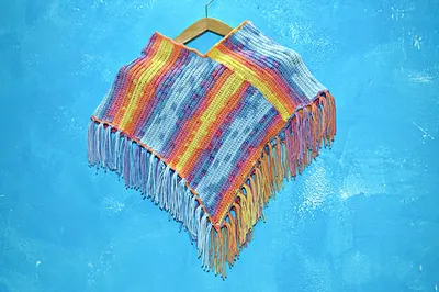 Rainbow Poncho