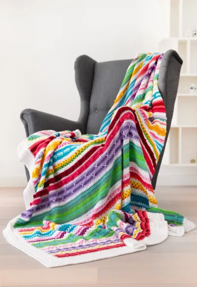 Rainbow Sampler Blanket 2
