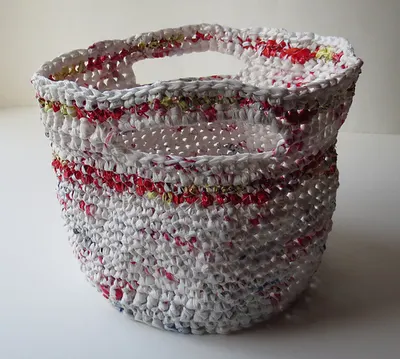 Recycled Plastic Bag Basket