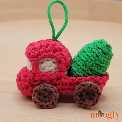 Red Truck Christmas Ornament