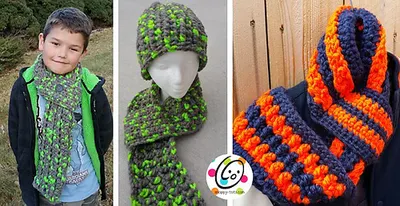 Reversible Beanie and Scarf