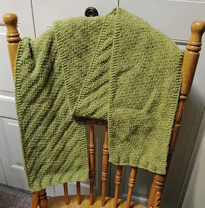 Reversible Herringbone Scarf