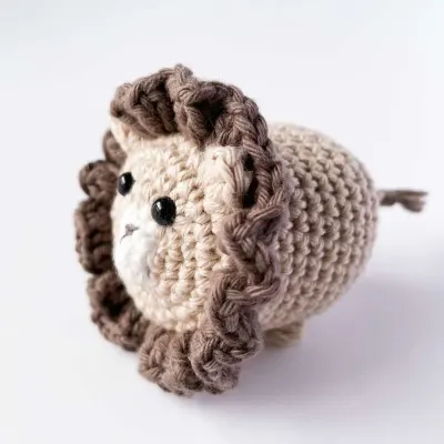 Rob the Lion - Amigurumi no sewing