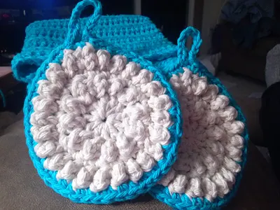 Round Bumpy Scrubbie