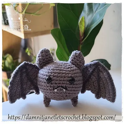 Round Plush Bat
