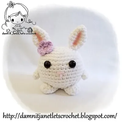 Round Plush Bunny