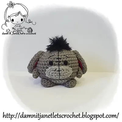 Round Plush Eeyore