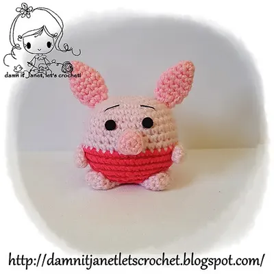 Round Plush Piglet