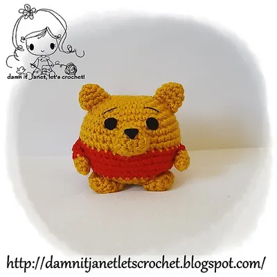 Round Plush Winnie the Pooh