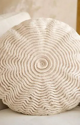 Ruffle Rose Pillow