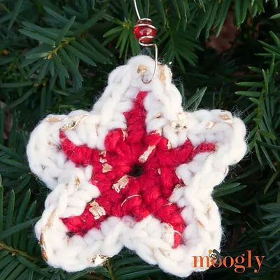 Rustic Luxury Star Ornament