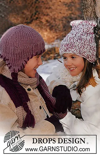 s12-4 Hat and scarf (model on the right)