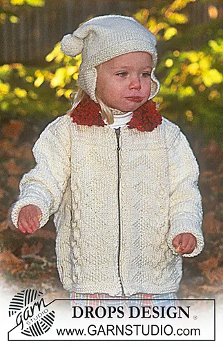 s9-7 Cardigan with zipper and hat