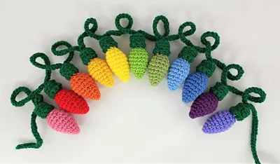 Scrap-Buster Holiday Light Garland