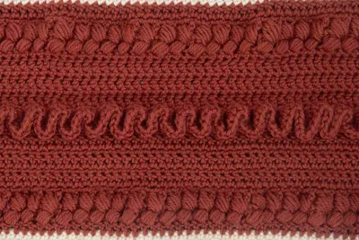 Seaweed Crochet Blanket Stripe Free Pattern
