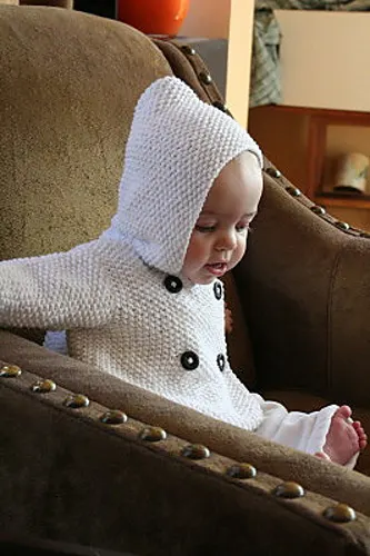 Seed Stitch Baby Jacket