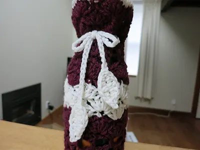 Shells & Lace Wine Bottle Gift Bag