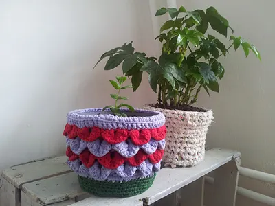 Shiny Happy Plant Pot Holder