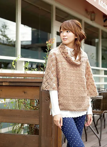 Silk Rosa Cowl Sweater