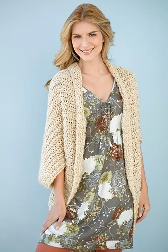 Simple Crochet Shrug 90689
