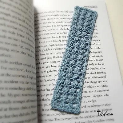 Slanted Puffs Bookmark