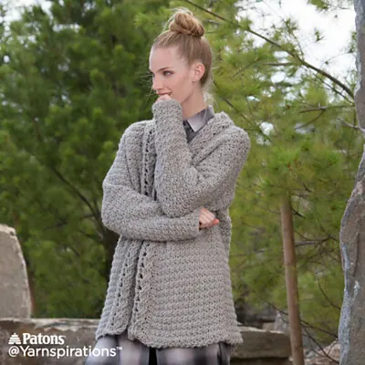 Slouchy Crochet Cardigan