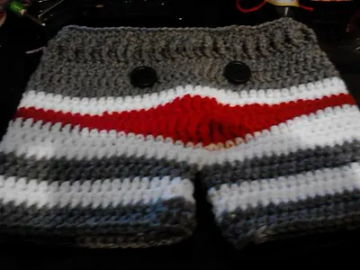 Smiling monkey shorts infant