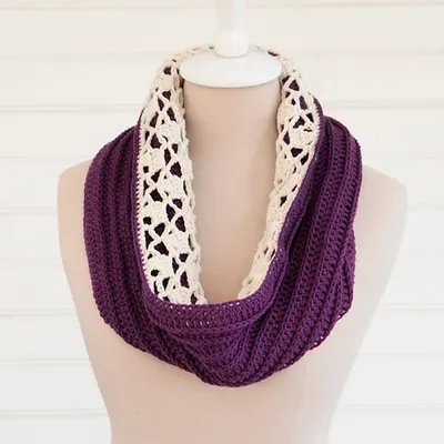Snow Drops Reversible Cowl
