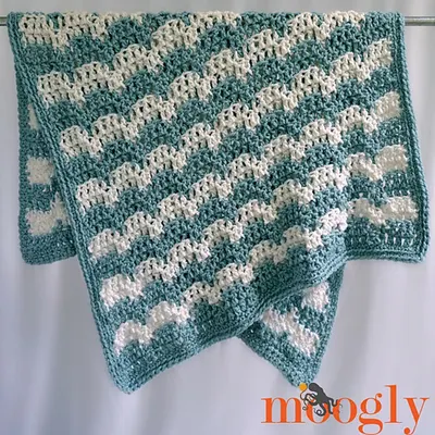 Snowdrifts Afghan