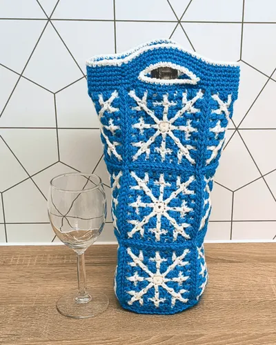Snowfall Bottle Cosy