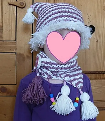 So girly! Bonnet & Chèche