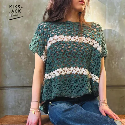 So Pretty So Easy Oversized Crochet Top