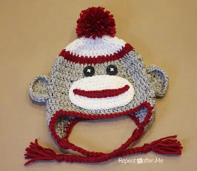 Sock Monkey Hat