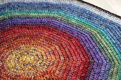 Sock Yarn Rug