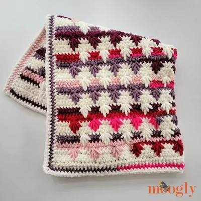 Spike Cluster Stitch Afghan