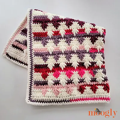 Spike Cluster Stitch Afghan