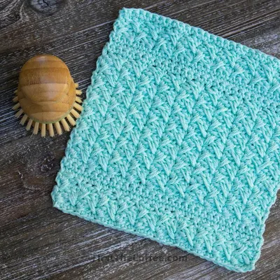 Spiked Crochet Dishcloth