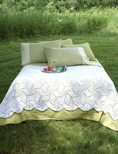Spinning Wheels Bedspread