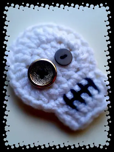 Spooktacular Sugar Skull Applique